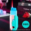 Encendedor inflable a prueba de viento con forma de zanahoria y cuchillo, creativo, retráctil, plegable, con personalidad, juguete genial, regalo