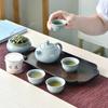 Hermano Horno Tendencia Nacional Incienso Kung Fu Juego de Té Una Tetera Cuatro Tazas Juego Empaque Caja de Regalo Regalo de Reunión Anual de la Empresa Estilo Tendencia Nacional