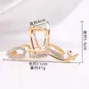Pinza para el Cabello de Moda, Pinza de Tiburón Grande para Cabello Grueso, Pinza de Garra Estilo Francés para Mujeres, Accesorio para el Cabello de Alta Gama para la Parte Posterior de la Cabeza