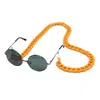Cadena para gafas de acrílico 24 colores color caramelo multicolor forma cóncava cuerda para gafas empaque individual 40g