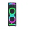 Novo Alto-falante RGB de Efeito de Iluminação com Unidade Dupla de 12 polegadas Sem Fio Bluetooth Portátil Sistema de Som para Festa KTV Palco