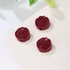 Acessórios de areia dourada roxa de alto teor de cinábrio joias diy cinábrio acessórios para pulseira moeda de cobre acessórios de areia dourada roxa