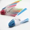 Clip para Ropa Grande Bicolor Recubierto de Goma Antideslizante Medias