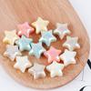 Acrílico Chapado Ab Color Sólido Cuentas Redondas Estrella Fig Cuentas con Forma Especial DIY Cadena para Teléfono Móvil Collar Accesorios de Joyería