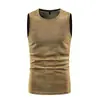 Nova moda simples de verão T-shirt brilhante AliExpress compra por atacado colete masculino sem mangas com bronzear ZT-YB02