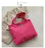 Bolsa de Hombro de Pana Grande de Gran Capacidad Simple para Primavera y Otoño Moda Bolso de Hombro Único Bolso Cruzado Versátil de Lona Transfronterizo