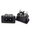 Tomada de energia AC C8 tipo oito macho 180-C tipo cartão totalmente em cobre retardante de chamas conector elétrico industrial DB