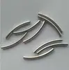 Accesorios para joyería DIY 2*30mm tubo de cobre collar pulsera tubo doblado tubo hueco pulsera accesorios para joyería venta al por mayor