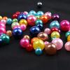 Venta caliente transfronteriza de perlas de imitación perforadas de ABS, cuentas sueltas, accesorios para pulseras de cuentas hechas a mano, material de horquilla antigua casera