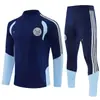 2627 uniformes de treino do Real Madrid para crianças e adultos, conjunto de uniforme de treino do Inter de Milão para outono e inverno, uniforme de treino do Lyon, uniforme de manga comprida do Real Madrid para crianças