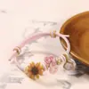 Pulsera Tejida a Mano con Nudo Wenchang Ganadora del Primer Premio, Se Puede Ensartar con Cuentas, Hilo Rojo para el Éxito, Nuevo Diseño de Nudo Ajustable