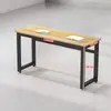 Venda Direta de Fábrica Mesa Longa Bancada Simples Moderna Conjunto de Mesa e Cadeira de Escritório Conjunto Simples de Mesa para Estudo