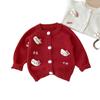 Suéter para Niña Chaqueta Cardigan Primavera y Otoño 2025 Nuevo Estilo de Otoño Top de Punto Infantil para Niñas Niñas de Moda