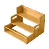Estilo Medieval Escalera Estante de Almacenamiento Multiusos para Condimentos Estante Multifuncional para Frascos y Botellas de Condimentos en Encimera de Cocina