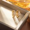 Pendientes Transfronterizos de Comercio Exterior Ojo del Diablo Pendientes para Mujer con Circonita Incrustada en el Ojo, Pendientes para Hombre de Lujo Ligero al por Mayor
