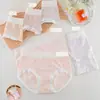 Calcinhas triangulares de algodão puro modal antibacterianas sem costura na virilha, direto da fábrica, para mulheres plus size, calcinhas femininas de cintura média que levantam o bumbum
