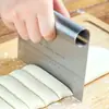 Cortador de Masa de Acero Inoxidable con Báscula, Cortador de Harina, Raspador de Mantequilla, Herramienta para Cortar Masa, Raspador para Hornear