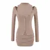 Ins venta al por mayor transfronteriza estilo deseo puro conjunto coreano de dos piezas falda, falda bodycon favorecedora de figura de personaje de manga coreana con top de manga larga