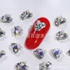 Manicure Nova Pilha Diamante Borboleta Retangular Octogonal Coração Torto Mini Pilha Diamante Acessórios de Decoração para Unhas