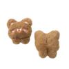 Llavero Colgante Animal Oso Estéreo Ins Broche de Felpa Estéreo Zapato Bolso Adorno para la Cabeza DIY Accesorios de Muñeca Rellena de Algodón