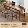 Mesa longa retangular mesa de escritório mesa de computador para quarto casa contra a parede mesa simples estreita