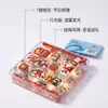 Chaveiro Teclado Descompressão Série de Natal 7 Teclas, um Brinquedo Fidget Divertido e Aliviador de Estresse para Crianças, um Pingente Criativo para Mochila