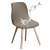 Fronteiriço Amazon Wish Aliexpress Especializa-se em Capa para Cadeira Concha Jacquard Capa para Cadeira Capa para Cadeira Eames