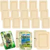 Moldura de Foto DIY Mosaico Infantil Feita à Mão Pequena Moldura de Foto Mosaico Moldura de Foto Mosaico Material DIY Base para Moldura de Foto Matriz Feita à Mão