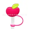 Novos acessórios para namoradas Tubo de sucção Manga Tampa de sucção Silicone Plugue de poeira Bonito Anime Party Straw Decoration Produtos transfronteiriços