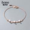 Pulsera de mariposa de plata esterlina s925 para niñas, perla, súper hada, verano, simple, fresca, estudiantes dan regalos de cumpleaños