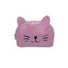 Armazenamento de saco cosmético para gatos Pu impressão à prova d'água saco de lavagem de viagem em estoque