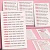 Pegatinas Populares de Gráficos de Diagnóstico de Medicina Tradicional China, Pegatinas de Conocimientos Básicos de Diagnóstico de Medicina Tradicional China, Notas de Estudiante de Medicina DIY