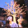 Fábrica por atacado Paisagismo Artificial Flor de Cerejeira Luzes para Árvores Ao Ar Livre Árvore Artificial À Prova D'água Parque Paisagismo Engenharia Luzes de Árvore de Cristal