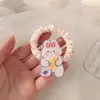 Estilo Japonês Fofo Coelho Urso Faixa de Cabelo Coração de Menina Elástico Intestino Pequeno Elástico Corda de Cabelo Versátil Doce Corda de Cabelo Acessórios de Cabelo