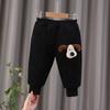 Pantalones de Algodón para Bebé Niño, Pantalones Gruesos de Tres Capas con Forro Polar para Niños, Ropa de Abrigo de Invierno, Pantalones Acolchados Cálidos para Bebé e Infantil, Modernos
