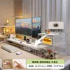 Soporte Elevador para Monitor de Computadora, Organizador de Escritorio para Gaming, Soporte Acrílico, Estante de Almacenamiento de Madera Maciza para Escritorio Estilo Ins
