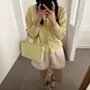 Suéter de Tricô Elegante e Suave Estilo Coreano para Mulheres, Novo Outono e Inverno, Solto e Preguiçoso, Versátil