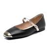 ZHR son zapatos Mary Jane 2024 nueva moda combinan con todo casual estilo Chanel zapatos de una sola capa zapatos de cuero elegantes zapatos de mujer