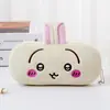 Ins Transfronterizo Dibujo Animado Estilo Japonés Lindo Peluche Caja de Papelería Estuche para Lápices Estuche Lindo de Conejo y Gato Bolsa de Almacenamiento de Gran Capacidad