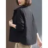 Chaqueta Acolchada de Algodón para Madres de Mediana Edad, Nuevo Estilo Popular Otoño e Invierno 2025, Top Corto Casual de Otoño Temprano, Versión Coreana