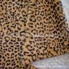 Café estampado de leopardo piel de conejo estampado de leopardo marrón piel de conejo pequeña círculo de leopardo imitación de piel de conejo estampado de leopardo piel sintética estampado de tigre terciopelo PV piel de conejo