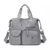 Bolso de Mano para Mujer de Moda Nueva Bolso Cruzado de Gran Capacidad Bolso de Viaje Casual de Nylon Multibolsillo Bolso de Hombro Único para Debajo del Brazo