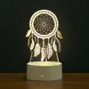 Luz de Noche 3D Transfronteriza Lámpara de Mesita de Noche USB Adornos Lámpara LED de Ahorro de Energía Logo Aniversario Corporativo Regalo Conmemorativo de Graduación