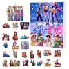 Caixa Cega de Calendário de Natal de Grupo de Meninas Caçadoras de K-Pop Transfronteiriço Pingente Plano de Acrílico Decoração de Árvore de Natal