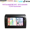 Sistema de navegación para coche Fiat Ducato 2007-15 transfronterizo con pantalla de control central CarPlay inalámbrico