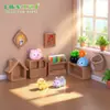 Micro-Paisagem Criativa Desenho Animado Decoração de Parede Vaso de Mural DIY Acessórios Pendurados Casa de Bonecas Paisagismo Mini Enfeites
