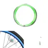 Luz de raio de bicicleta, luz de fio de aço de folha de salgueiro para mountain bike, luz de silicone colorida Hot Wheels, acessórios para equipamentos de ciclismo