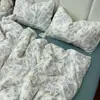 Xiangling Premium Fresco e Estilo Simples Algodão Puro Camada Dupla Gaze Quarto de Dormitório Capa de Edredom Dupla Peça Única Capa de Edredom