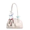 Bolsas Femininas Transfronteiriças, Bolsas de Boliche, Bolsas Boston Tote Versáteis de Nicho de Blogueira Coreana, Bolsas de Ombro de Alta Qualidade