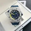 Atacado Relógio Mecânico Automático Masculino Clássico Royal Oak A-P Série 15720 Relógio Mecânico Masculino de Gel de Sílica Luminoso